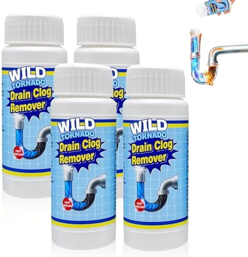 Desatascador de Drenaje Wild Tornado, Removedor Rápido de Atascos para Fregadero y Cocina (4 piezas) - imagen 8