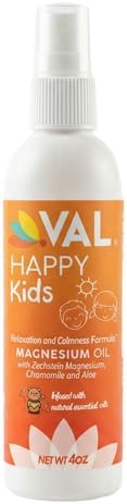 Spray de Aceite de Magnesio VAL para Niños – Apoyo Natural para la Calma y el Ánimo | Magnesio Zechstein, Manzanilla y Aloe | Sin Picazón | Rápida - imagen 1