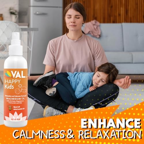 Spray de Aceite de Magnesio VAL para Niños – Apoyo Natural para la Calma y el Ánimo | Magnesio Zechstein, Manzanilla y Aloe | Sin Picazón | Rápida - imagen 7