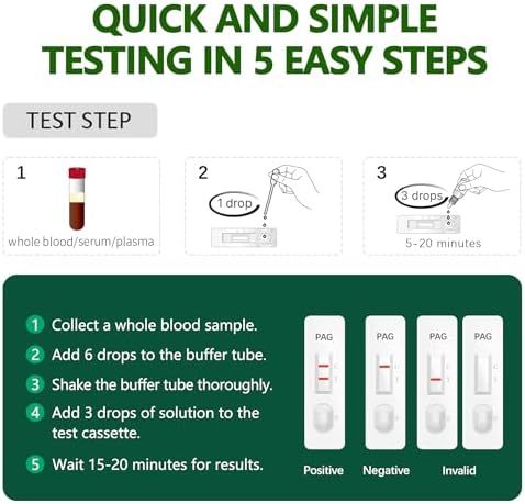 Kit de Prueba de Embarazo Bovina - Incluye 2 Pruebas, Resultados Rápidos en 5-20 Minutos para Vacas Lecheras y de Carne, Basadas en Sangre Total, - imagen 3