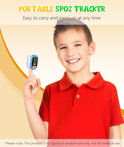 Oxímetro de Dedo Yohcuro para Dedos Pequeños, Recargable por USB-C, Diseño de Caricatura, Lecturas Estimadas de SpO2 y Pulso, Uso en Deportes y - imagen 4
