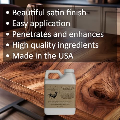 Aceite de Cera Dura Tradicional - Acabado Satinado Duradero con Aceite Mineral, Cera Dura y Aceite de Linaza para un Hermoso Acabado Protector de - imagen 2