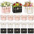 Bolsa de Regalo de Papel con Flores Pumtus, 15 Piezas, Bolsa Portátil para Ramo con Cadena Metálica, Ideal para Bodas, San Valentín y Cumpleaños - imagen 1