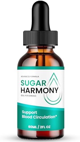 Gotitas de Azúcar Harmony, Suplemento Natural para el Control de Niveles de Azúcar - Máxima Potencia, Salud Circulatoria y Bienestar General (1 - imagen 1