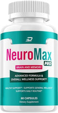 Cápsulas de Suplemento NeuroMax Pro – Fórmula Natural de Máxima Potencia para Enfoque y Memoria (1 Paquete – 60 Cápsulas) - imagen 1