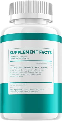Cápsulas de Suplemento NeuroMax Pro – Fórmula Natural de Máxima Potencia para Enfoque y Memoria (1 Paquete – 60 Cápsulas) - imagen 5