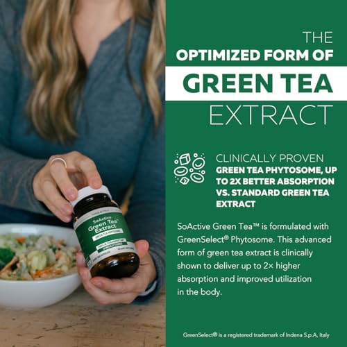 Extracto de Té Verde SoActive™ - Fitósoma de Té Verde Clínicamente Estudiado - Hasta 200% Mejor Absorción y Biodisponibilidad - Dosis Validada - imagen 2