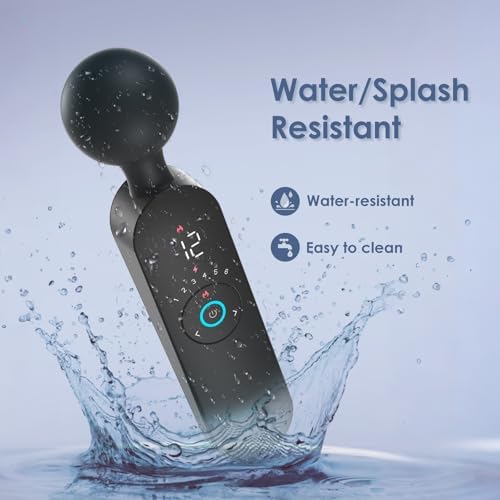 Masajeador Portátil Inalámbrico YIXIUTEN – Resistente al Agua, Calentamiento Inteligente, Recargable por USB, Silencioso, 6 Niveles de Velocidad, 12 - imagen 2