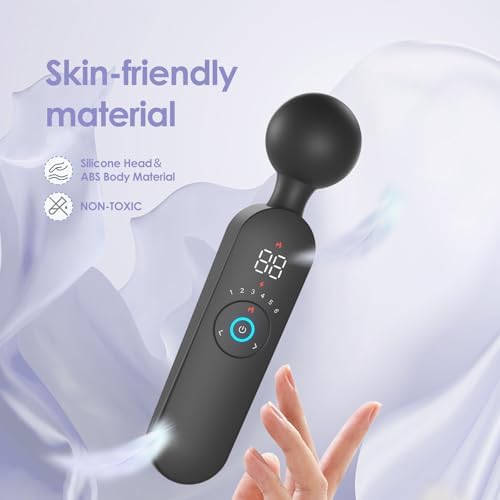 Masajeador Portátil Inalámbrico YIXIUTEN – Resistente al Agua, Calentamiento Inteligente, Recargable por USB, Silencioso, 6 Niveles de Velocidad, 12 - imagen 3