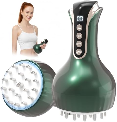 Masajeador de Drenaje Linfático Chufa – 3 en 1 con Microcorriente, Calor y Vibración para Piernas, Brazos y Abdomen, 35 Velocidades Ajustables, - imagen 1