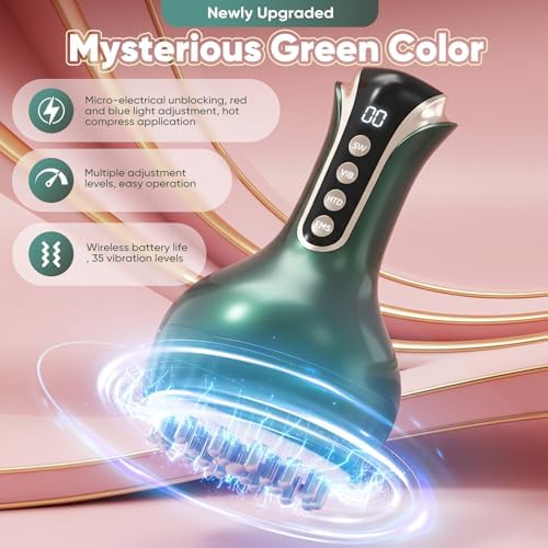 Masajeador de Drenaje Linfático Chufa – 3 en 1 con Microcorriente, Calor y Vibración para Piernas, Brazos y Abdomen, 35 Velocidades Ajustables, - imagen 2