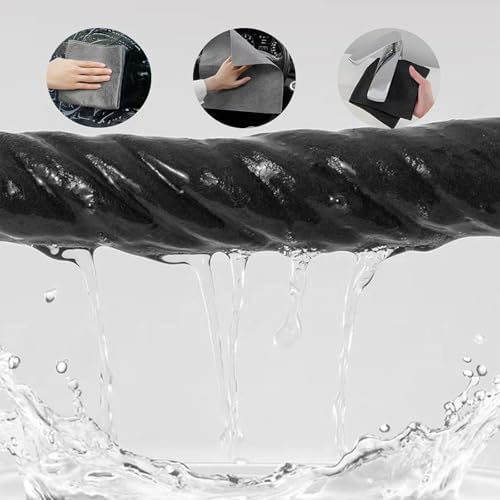 Paño de Microfibra ISCSTO Sparkclean, 5 Piezas Reutilizables sin Pelusa para Brillo sin Rayas en Cristales, Ventanas, Interiores de Autos y - imagen 2