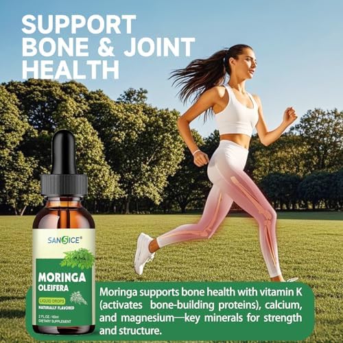 Gotas Líquidas de Moringa Orgánica - Extracto de Hoja de Moringa Oleifera para Hombres y Mujeres, Suplemento Vegano para Energía y Piel - 2 Fl Oz - imagen 4