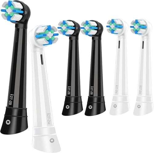 Cabezas de Repuesto Compatibles con Cepillos de Dientes Eléctricos Oral B iO Series 3 4 5 6 7 8 9 10, Paquete de 6 Piezas - imagen 1