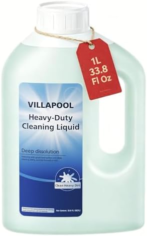 Solución de Limpieza de Piso VILLAPOOL Compatible con Aspiradoras y Fregadoras Ecovacs DEEBOT X11 X9 T80 T50, Fórmula Poderosa para Desinfección de - imagen 1