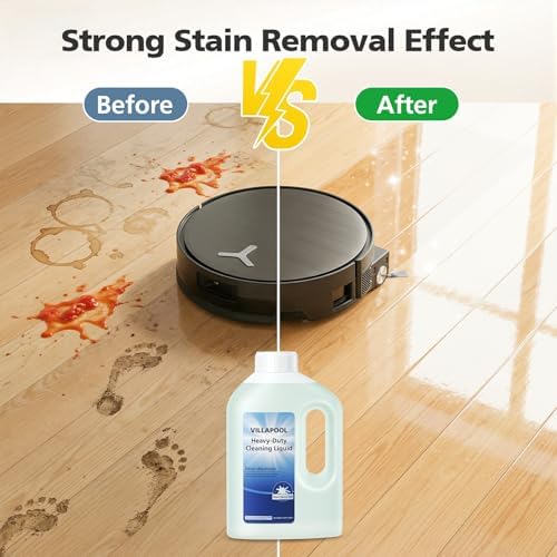 Solución de Limpieza de Piso VILLAPOOL Compatible con Aspiradoras y Fregadoras Ecovacs DEEBOT X11 X9 T80 T50, Fórmula Poderosa para Desinfección de - imagen 7