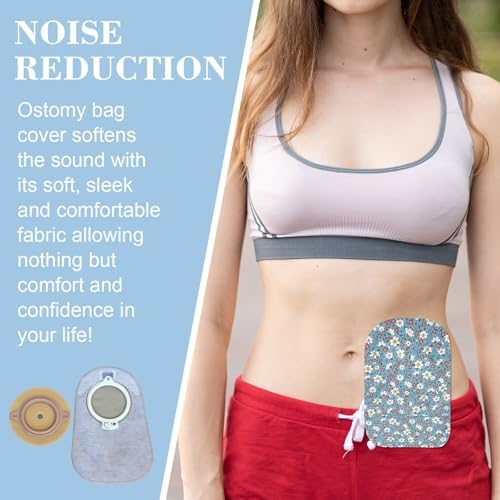 Cubiertas de Bolsa de Ostomía Seewey, 8 Piezas, Lavables, Ligeras y Protectores con Abertura Redonda, para Hombre y Mujer, Reducen Olores - imagen 6
