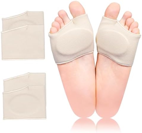 Plantillas Metatarsales con Almohadilla de Gel, Pads para Alivio del Dolor en el Metatarso, Soporte para Neuroma de Morton y Metatarsalgia - imagen 1