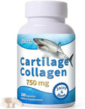 Jkrova Cartílago para Articulaciones y Huesos, 750mg de Cartílago, Glucosamina y Colágeno, 100 Cápsulas para Salud Articular y Densidad Ósea - imagen 1
