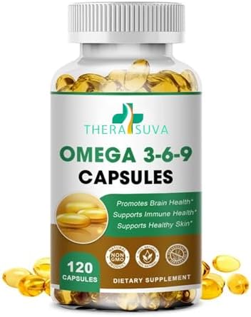 Omega 3-6-9 de Alta Potencia, Suplemento Natural 100% Vegano para la Salud del Corazón y Articulaciones, 120 Softgels, Suministro para 2 Meses - imagen 1