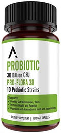 Probiótico Bacillus Subtilis de Ascendant Nutrition - 30 mil millones de UFC, probióticos multi-cepa para hombres y mujeres - Apoya la salud - imagen 1