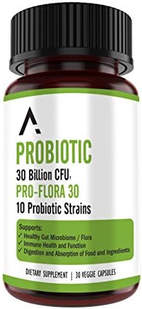 Probiótico Bacillus Subtilis de Ascendant Nutrition - 30 mil millones de UFC, probióticos multi-cepa para hombres y mujeres - Apoya la salud - imagen 1