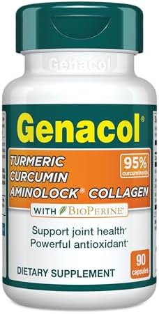Suplemento Articular Genacol con Cúrcuma y Colágeno Hidrolizado, 90 Cápsulas (Suministro para 30 Días) - imagen 1