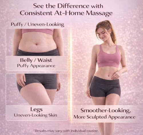 Masajeador de Drenaje Linfático para Cuidado Corporal en Casa, Herramienta de Masaje Escultural para Piernas, Brazos, Abdomen y Espalda, Reduce - imagen 7