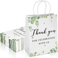 30 Piezas de Bolsas de Bienvenida para Bodas con Asas, Gracias por Celebrar con Nosotros, Bolsas de Regalo para Invitados, 8 x 4 x 10 Pulgadas - imagen 1
