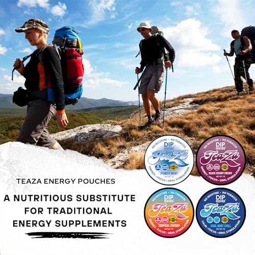 Paquete de 4 Pouches de Energía Herbal Teaza: Menta Poderosa, Tropical, Menta Fresca y Cereza Negra Banging - imagen 8