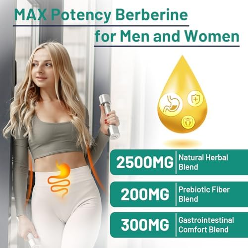 Suplemento de Berberina HCL Owegel con Canela de Ceilán - Gotas Líquidas Liposomales de Berberina 3000mg - 12 Ingredientes Naturales - Activador de - imagen 5
