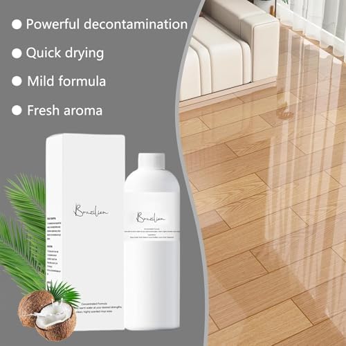 Concentrado de Jabón para Trapeador Brazilian Bliss, Limpiador Multi-Superficie para Piso de Cerámica, Laminado y Madera, Aroma Fresco (120ML) - imagen 3
