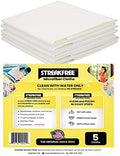 Paquete de 5 Paños de Microfibra para Limpieza de Cristales StreakFree – 16x16, Sin Pelusa, para Ventanas y Espejos – Solo Agua, Sin Químicos, Brillo - imagen 1
