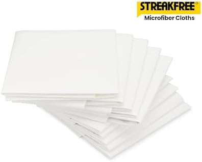 Paquete de 5 Paños de Microfibra para Limpieza de Cristales StreakFree – 16x16, Sin Pelusa, para Ventanas y Espejos – Solo Agua, Sin Químicos, Brillo - imagen 2