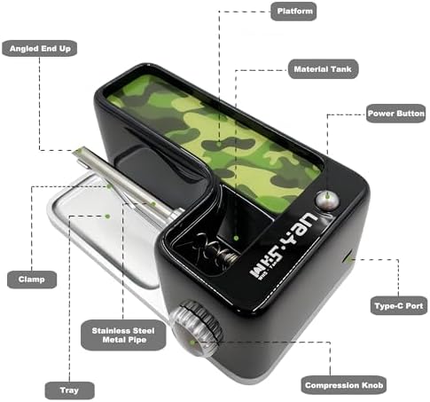 Máquina de Enrollar Cigarrillos WHS·Yan, Automática, USB-C y a Batería, Densidad Ajustable para Tamaño King y Conos Pre-enrollados, Portátil para - imagen 8