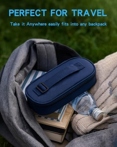 Funda de Viaje VIRHWOEA para Insulina: Cooler Aprobado por TSA, Bolsa Aislante para Plumas de Insulina y Botellas Pequeñas con Bloque de Hielo - imagen 7
