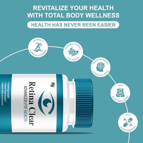 Suplemento Avanzado para la Salud Ocular BLUE VIBE Retina Clear, Máxima Potencia para la Visión y Bienestar, 60 Cápsulas - imagen 5