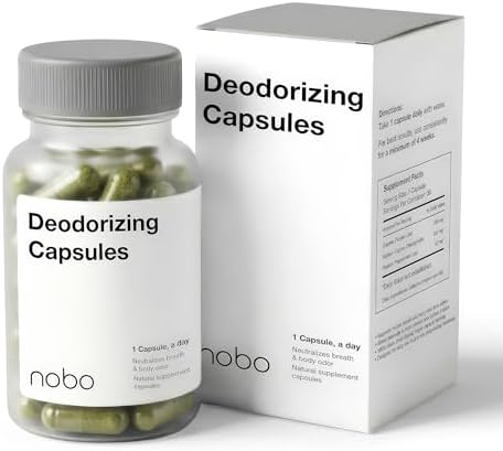NO/BO - Pastillas de Clorofila de Fuerza Profesional | Desodorante Corporal para Mujeres y Hombres | Eliminador de Olores y Soporte para Aliento - imagen 1