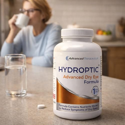ADVANCED THERACEUTICALS Fórmula Avanzada para Ojos Secos Hydroptic - Suplemento Diario de 90 Días - Nutrición Ocular y Film Lacrimal con Astaxantina, - imagen 4