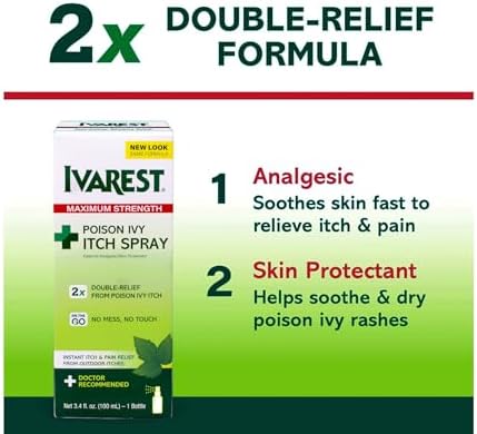 Spray para Picazón de Hiedra Venenosa Ivarest, 3.4 oz (Paquete de 2) - imagen 8