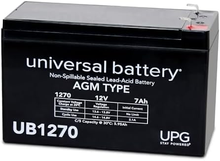 Batería SLA UPG 12V 7Ah de Repuesto para Sistema de Alarma de Seguridad ADT en Casa - imagen 1