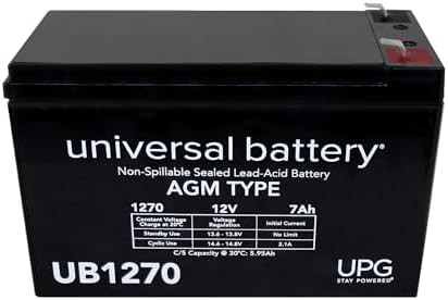 Batería SLA UPG 12V 7Ah de Repuesto para Sistema de Alarma de Seguridad ADT en Casa - imagen 4