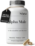 NOOT Alpha Male – Suplemento Natural de Testosterona y Aumento de Libido para Hombres | Con Ginseng Panax, Maca, Fenogreco y L-Carnitina | 60 Cápsulas - imagen 1