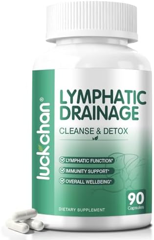 Suplementos de Drenaje Linfático, Suplemento Herbal Natural para Salud Inmunológica y Equilibrio de Líquidos, con Equinácea y Diente de León, 90 - imagen 1