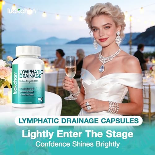 Suplementos de Drenaje Linfático, Suplemento Herbal Natural para Salud Inmunológica y Equilibrio de Líquidos, con Equinácea y Diente de León, 90 - imagen 5