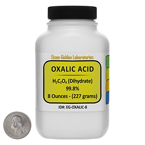 Ácido Oxálico [C2H2O4] 99.8% Grado ACS en Polvo 8 Oz en Botella Compacta - imagen 1