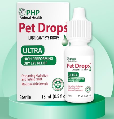 Gotas Ultra Lubricantes para Mascotas 15 ml - Colirio para Gatos y Perros - Fórmula Hidratante, Acción Rápida para Ojos Secos, Lágrimas Artificiales - imagen 1