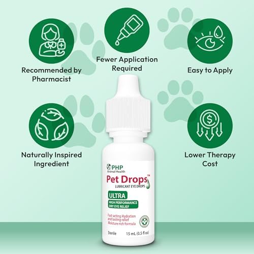 Gotas Ultra Lubricantes para Mascotas 15 ml - Colirio para Gatos y Perros - Fórmula Hidratante, Acción Rápida para Ojos Secos, Lágrimas Artificiales - imagen 7