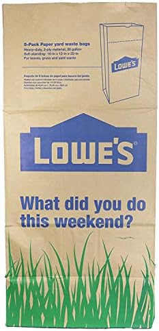 Bolsas de Papel para Jardín y Hojas de 30 Galones Lowes, Paquete de 5 (3 Paquetes) Total de 15 Bolsas - imagen 3