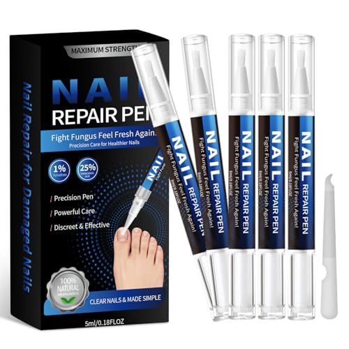 Lapicero para Tratamiento de Hongos en Uñas (5 Piezas) con 25% de Ácido Undecilénico, Máxima Potencia para Uñas Dañadas y Descoloridas - 5ml/0.18FLOZ - imagen 1